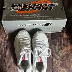 Skechers Sport White Athletic Shoes